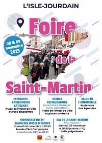 Foire de la Saint Martin L'isle jourdain 2025